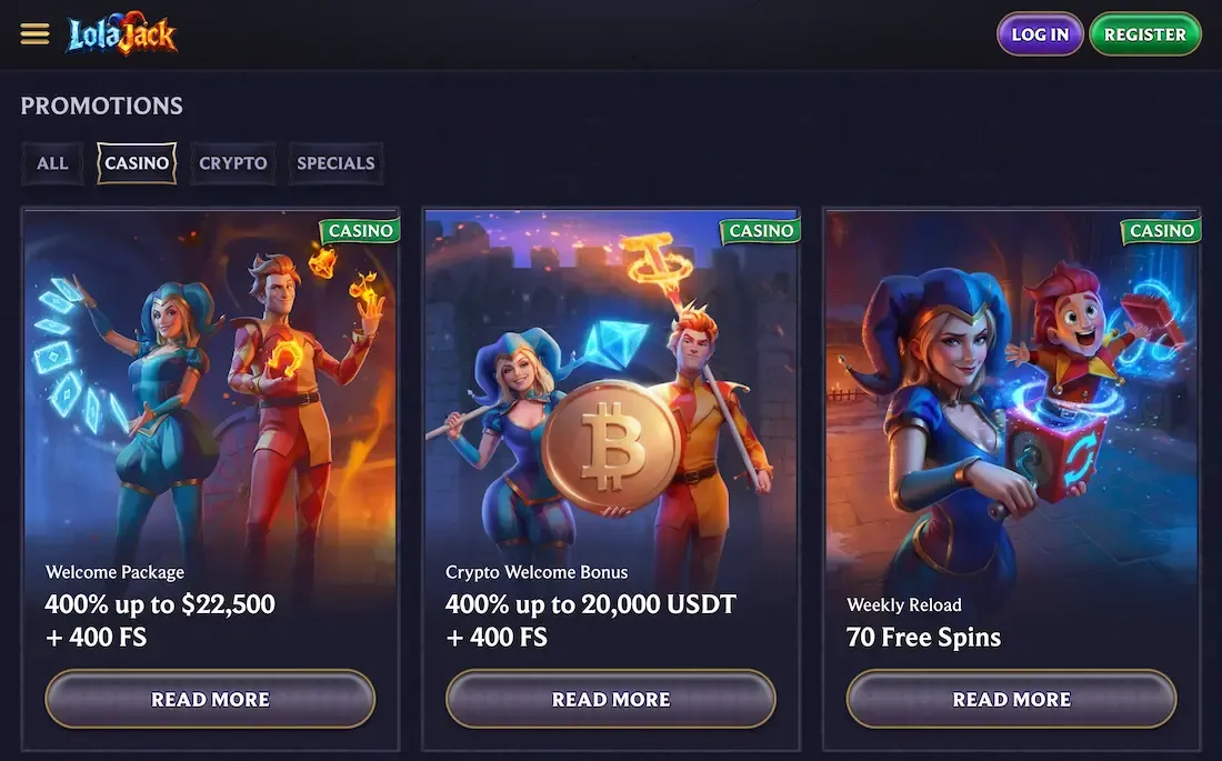 lolajack casino bonus casino