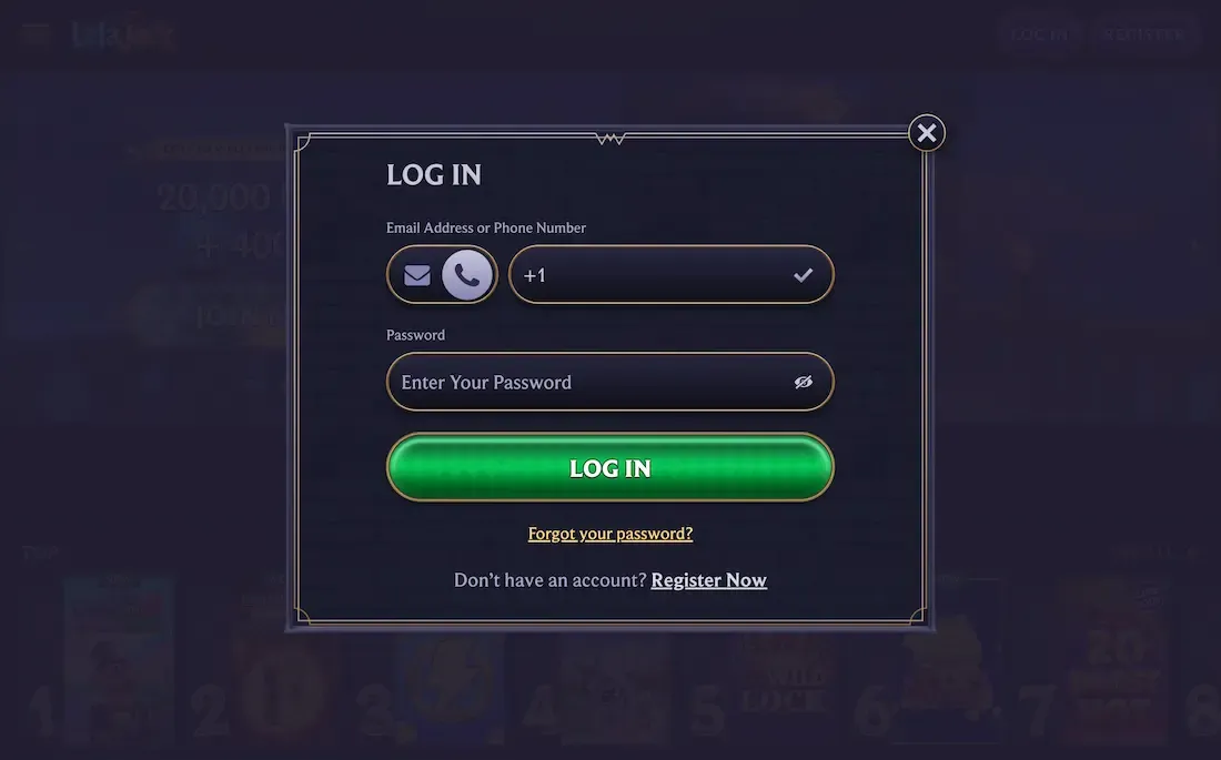 lolajack login phone